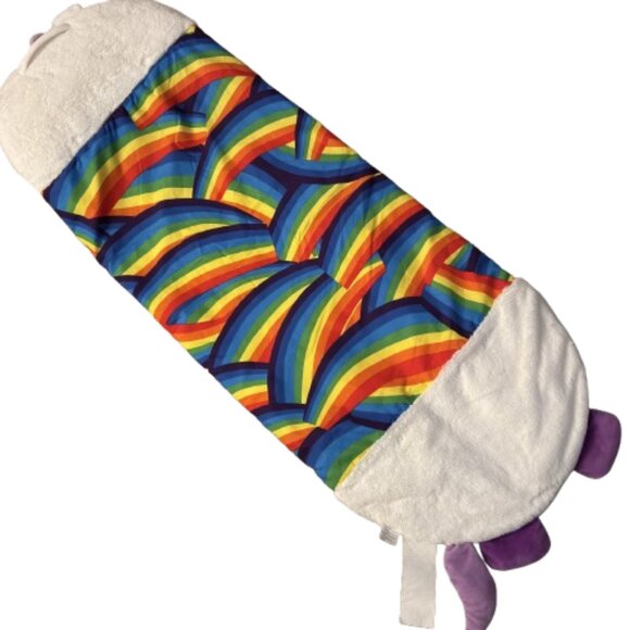 HAPPY NAPPERS Pillow & Sleepy Sack Arianna The Unicorn Sleeping Bag 4 FT. x 6" - Picture 4 of 6